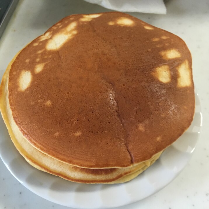 大豆粉と強力粉のパンケーキ